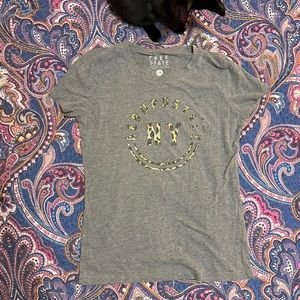 Aeropostale NY leopard print tee shirt